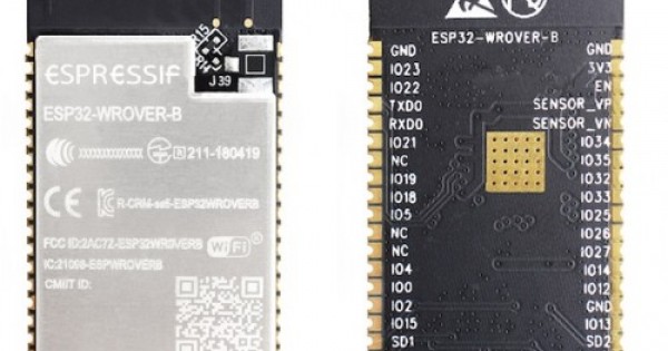 Buy Espressif ESP32-WROVER-B 8M 64MBits Flash WiFi BT SoC Module Online ...